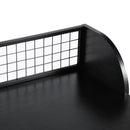 120cm Modern Black Wood Iron Desk with Metal Frame