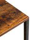 Modern 39.37in Length Storage Console with 2 Drawers and Metal Frame