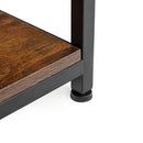 Modern 39.37in Length Storage Console with 2 Drawers and Metal Frame