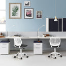 Ergonomic Small Task Chair – Ideal for Kids and Office Use  Stylish Comfort for Any Space