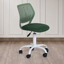 Ergonomic Task Chair with 360° Swivel and Adjustable Height – Green Mesh