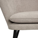 Modern Velvet Accent Chair – Stylish and Comfortable Seating, Beige/Dark Grey/ Pink