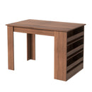 43.3" Modern Dining Table with Open Storage