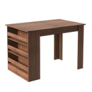 43.3" Modern Dining Table with Open Storage