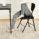 Set of 4 Black Folding Chair - Sturdy and Convenient for Any Space