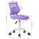 Favors Purple Adjustable Office Chair - Stylish and Comfortable Desk Chair