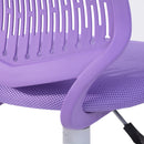 Favors Purple Adjustable Office Chair - Stylish and Comfortable Desk Chair