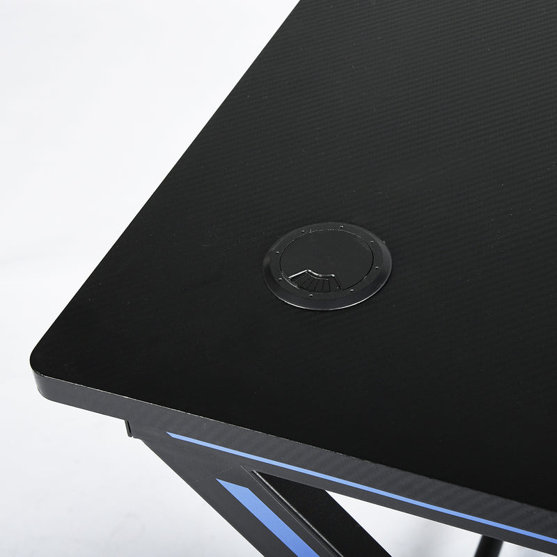 45.3" Metal Frame Gaming Desk with Storage – Ultimate Setup for Gamers