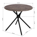 30in Height Modern Round Dining Table