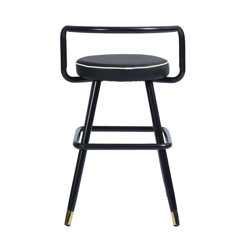 BALLON PU upholstery Counter Barstool(set of 2)-HomyCasa