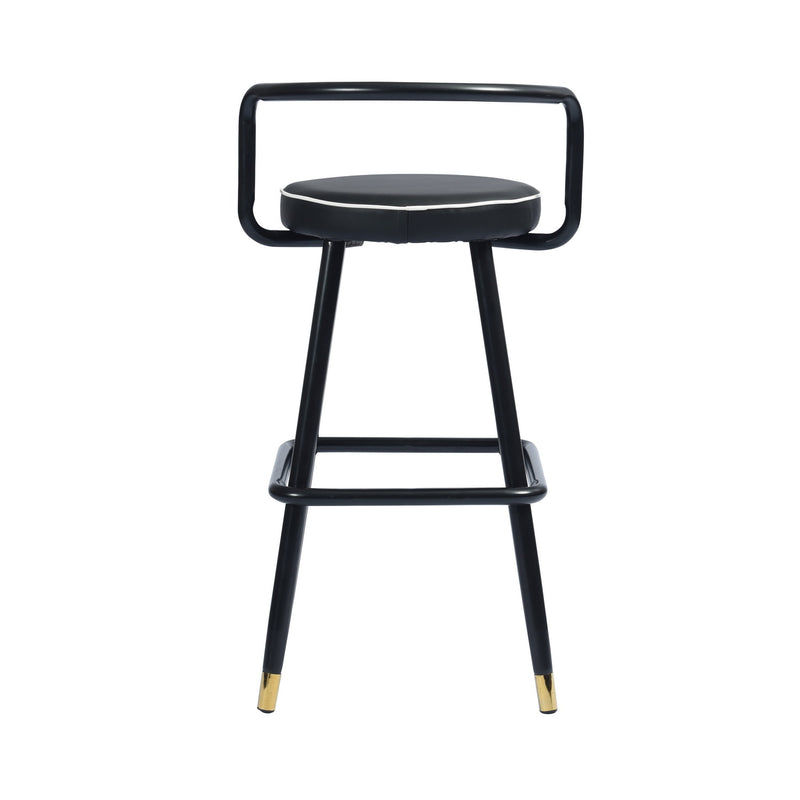 BALLON PU upholstery Counter Barstool(set of 2)-HomyCasa