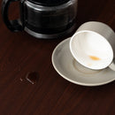 Modern 47.2in & 59in Dining Table Dark Wood Top with Black Legs