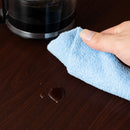 Modern 47.2in & 59in Dining Table Dark Wood Top with Black Legs