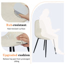 Set of 4 Fabric Khaki Dining Chair – Stylish, Comfortable, and Durable