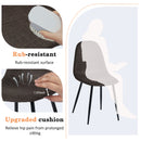 Fabric Sepia Dining Chair Set of 4 – Elegant, Comfortable, and Durable for Modern Dining Rooms and Offices