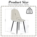 Charlton Lumos Beige Fabric Dining Chair – Stylish Comfort for Every Meal