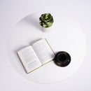 Modern Round Dining Table – Tulip-Style Pedestal Table, Available in Black & White (31.5")