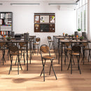 Heart-Shaped Folding Chair – 4-Pack – Comfortable &amp; Space-Saving Design (Grey, Pink, and Brown)