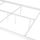 GOBERT Queen White Metal Bedstead