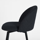 26" Seat Height Set of 2 Black Terry Counter Height Stool