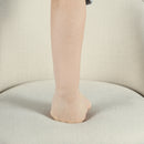 Set of 2 Modern Fabric Swivel Barstools with Metal Legs in Wood Finish – Beige, Grey, or Blue