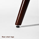 Kanas Beige Fabric Chair with Walnut Legs