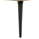 Lancelot 63" Walnut Dining Table for 6 – Modern Design with Black Metal Legs, Easy 20-Minute Assembly