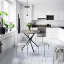 Set of 10 Eiffel Metal Stools – Stackable & Durable (Apricot, Blue, Grey)