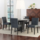 Upholstered Dining Chairs (Set of 2) – Available in Black and White