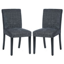 Upholstered Dining Chairs (Set of 2) – Available in Black and White