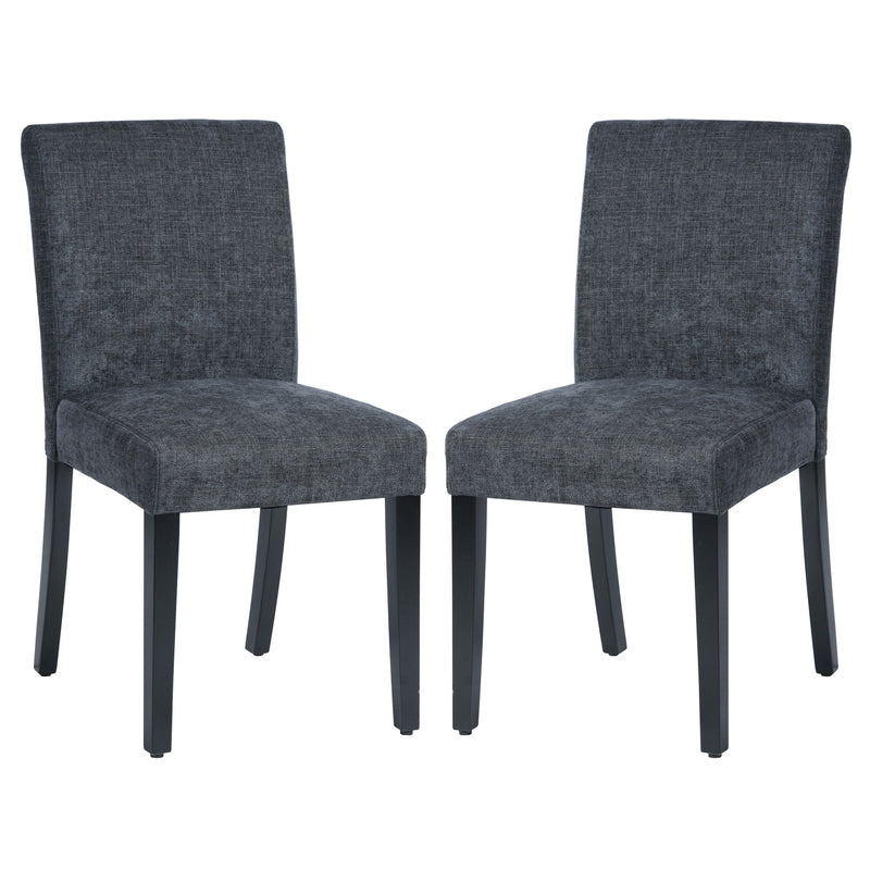 Upholstered Dining Chairs (Set of 2) – Available in Black and White