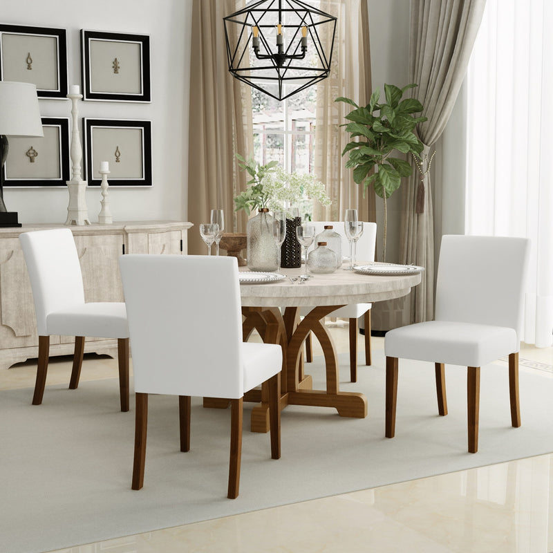 Upholstered Dining Chairs (Set of 2) – Available in Black and White