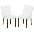 Upholstered Dining Chairs (Set of 2) – Available in Black and White