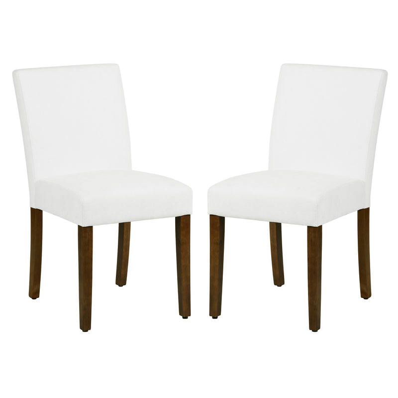 Upholstered Dining Chairs (Set of 2) – Available in Black and White