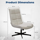 Modern Adjustable Swivel Accent Chair – Ergonomic & Stylish