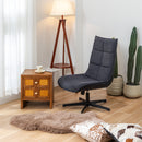 Lucks Fabric Swivel Accent Chair – Grey