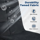 Lucks Fabric Swivel Accent Chair – Grey