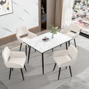 Adjustable Chenille Office Chair – Elegant Comfort for Every Workspace