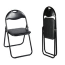 Sets of 2 & 4 Modern Black Folding Chair Set