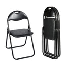 Sets of 2 & 4 Modern Black Folding Chair Set