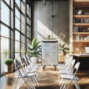 Set of 4 Foldable Grey Fabric Chair Set – GREY/PINK/BROWN