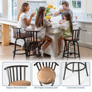 Set of 3 24" Swivel Counter Stool – Stylish Comfort for Your Kitchen or Bar