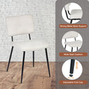 Product Name: Pomona Fabric Beige Dining Chair - Set of 4