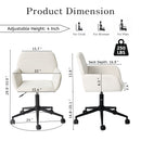 Adjustable Chenille Office Chair – Elegant Comfort for Every Workspace