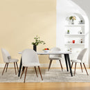 Modern 5-Piece Dining Set: One Table and Four Chairs