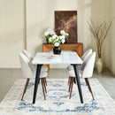 Modern 5-Piece Dining Set: One Table and Four Chairs