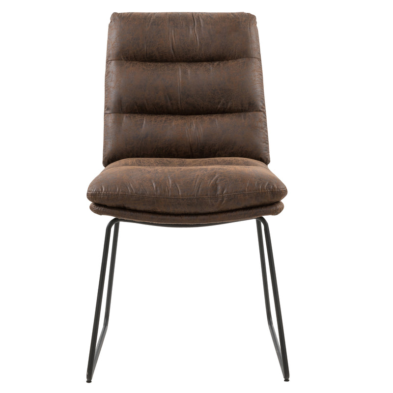 STEFFEN Mid-Century Modern Upholstered Dining Chairs(Set of 2)