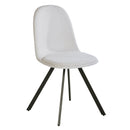 Set of 4 Modern Fabric Dining Chairs – Available in Beige and Brown