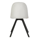 Set of 4 Modern Fabric Dining Chairs – Available in Beige and Brown