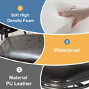 26in 360° Swivel Barstools (Set of 2) – Elegant Double-X Backrest, Ergonomic Design, and Durable Metal Frame